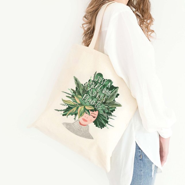 Just A Girl Who Love Plants | | Crazy Plant Lady Tragetasche (Just A Girl Who Love Plants | | Crazy Plant Lady Tote Bag)