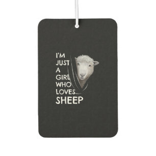 Just A Girl Who Love Sheep Sheep Fans gift Autolufterfrischer