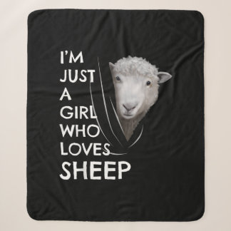 Just A Girl Who Love Sheep | Sheep Fans gift Sherpadecke