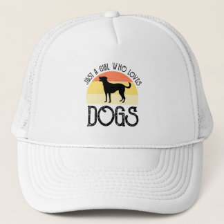Just A Girl Who Loves Dogs Truckerkappe