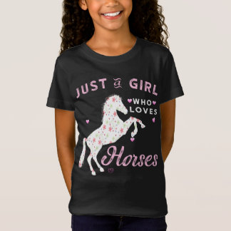Just A Girl Who Loves Horses T-Shirt
