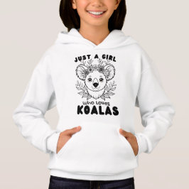 Just a Girl who Loves Koalas Hoodie