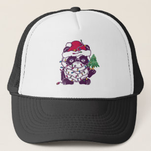 Just a girl who loves pandas - Cute Christmas Bear Truckerkappe