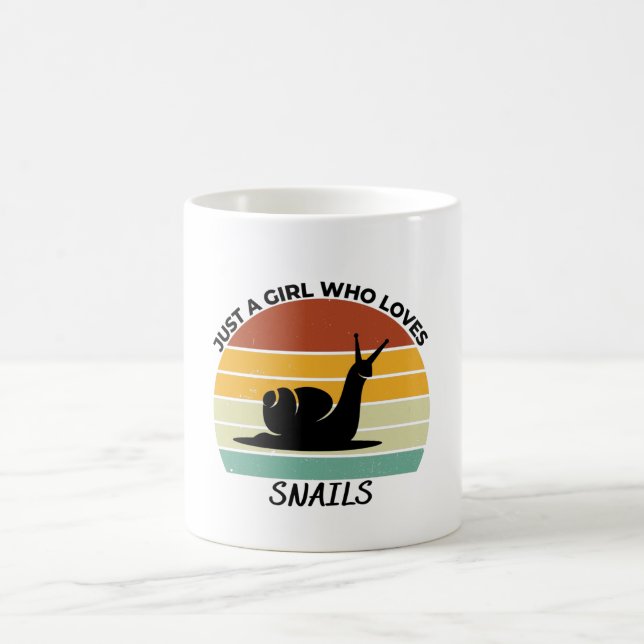 Just a girl who loves snails kaffeetasse (Mittel)