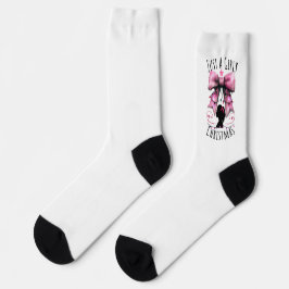 Just A Girly Christmas Socken