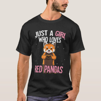 Just A Who Liebe Red Pandas Red Panda T-Shirt