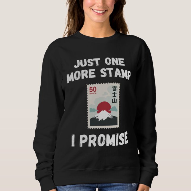 Just another stamp saying collector collection sweatshirt (Vorderseite)