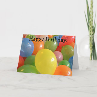 Just Balloons - Bonne carte d'anniversaire
