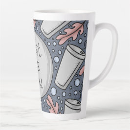 Just be you- hand drawn illustration milchtasse