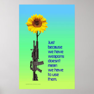 Just Because We Have Weapons... Poster