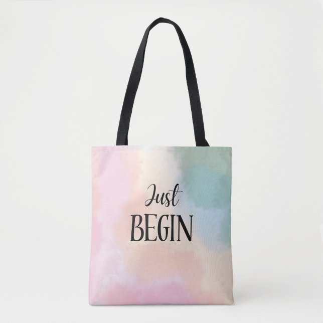 Just Begin  Tasche (Vorderseite)
