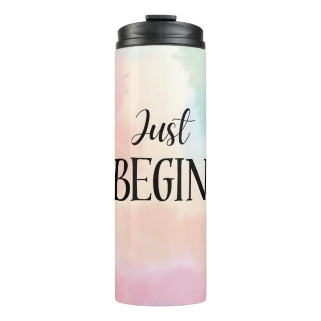 Just Begin Thermosbecher (Vorderseite)