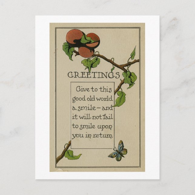 Just Beursache Greeting Card 1916 Postkarte (Vorderseite)