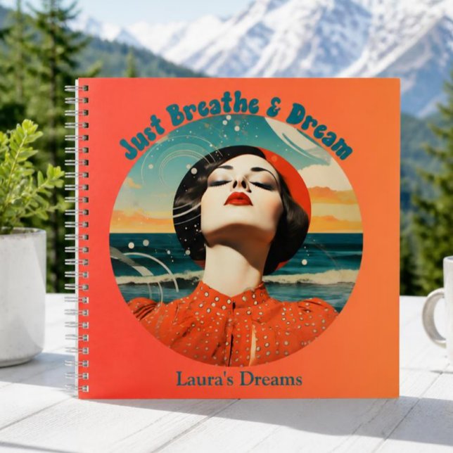 Just Breathe & Dream Retro Journal Notizbuch (Von Creator hochgeladen)