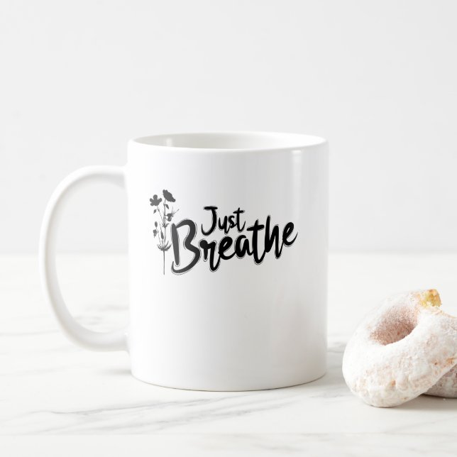 Just Breathe Kaffeetasse (Mit Donut)