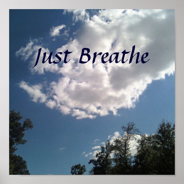 Just Breathe Poster (Vorne)