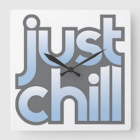 Just Chill Wall Clock