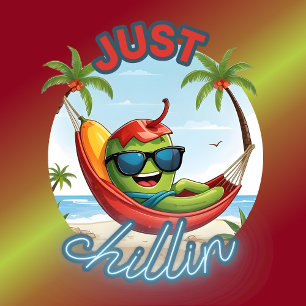 Just Chillin Chili Hammock Beach T-Shirt