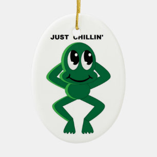 JUST CHILLIN' KERAMIK ORNAMENT