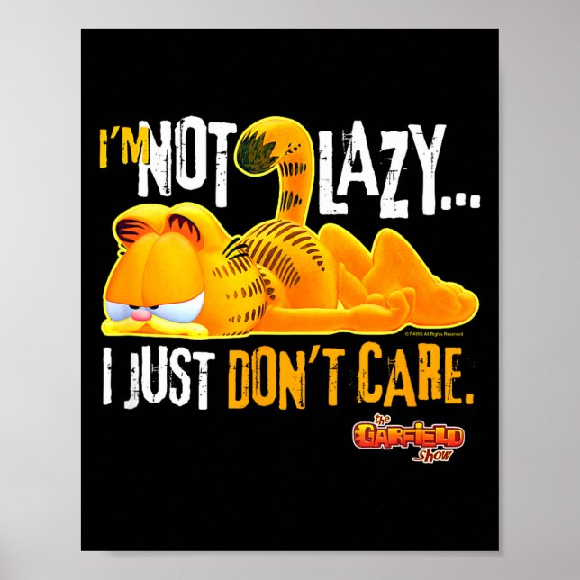 Just Don't Care  Poster (Vorne)