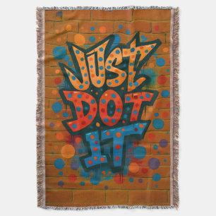 Just Dot It - Tag des Punktes Buntes Graffiti Stre Decke