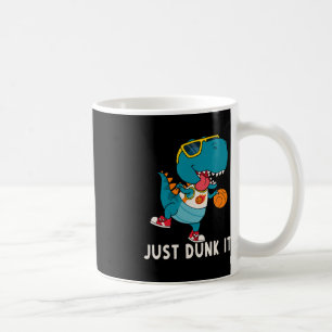Just Dunk It Fun Dinosaur Basketball League Slam D Kaffeetasse