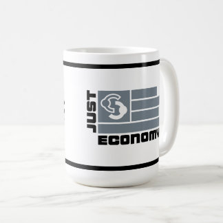 Just Economy Coffee Tasse grau und schwarz