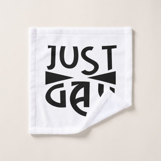 Just Gay  Waschlappen (Waschlappen)