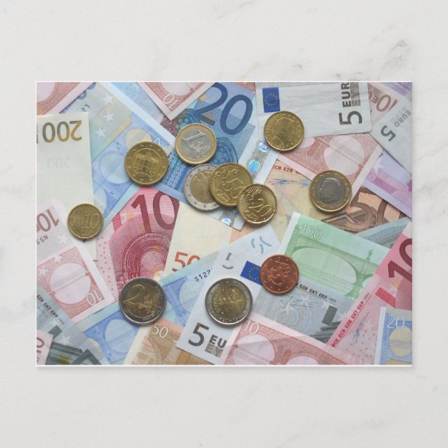 Just Gimme Money Postkarte (Vorderseite)