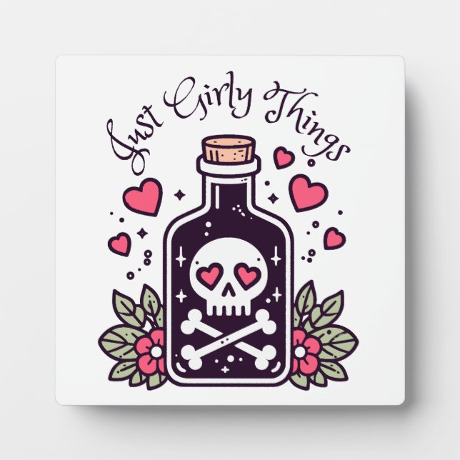 Just Girones Sachen Giison Bottle Funny Halloween Fotoplatte (Vorderseite)