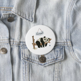 Just Hangin' Button von Adiela Akoo