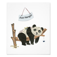 Just Hangin' Foto Print - Adiela Akoo