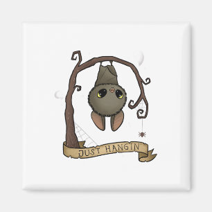 Just Hangin Halloween Niedlichen Hanging Bat Spook Magnet