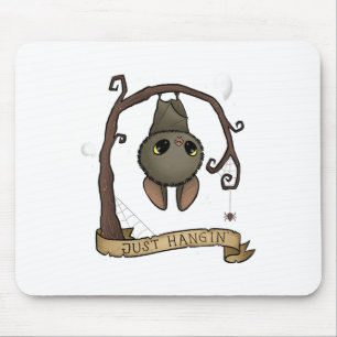 Just Hangin Halloween Niedlichen Hanging Bat Spook Mousepad
