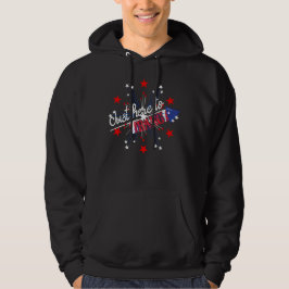 JUST HIER TO BANG lustige 4. Juli Feuerwerk Hoodie