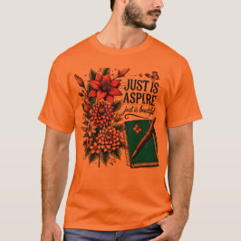 Just is Aspire Design mit Blume T-Shirt