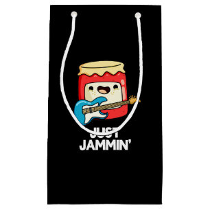 Just Jammin Funny Rocker Jam Pun Dark BG Kleine Geschenktüte
