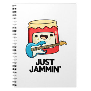 Just Jammin Niedlich Rocker Jam Pun Notizblock
