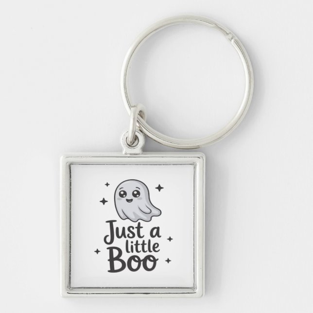 Just Little Boo Funny Design Schlüsselanhänger (Vorne)