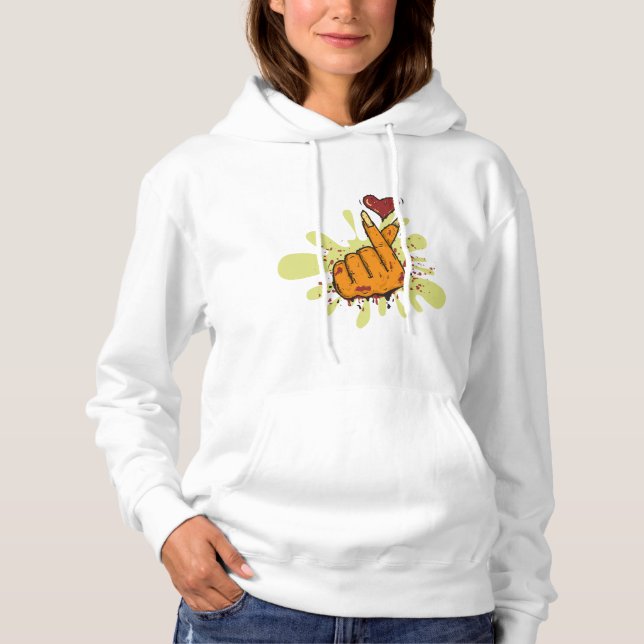 JUST LOVE HOODIE (Vorderseite)