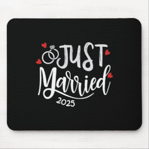 Just Married 2025 - Braut- und Hochzeitsrennen Mousepad