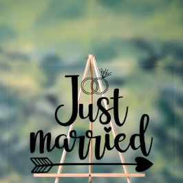 Just Married Acrylschild