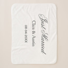 Just Married add couple name date year wedding sim Sherpadecke