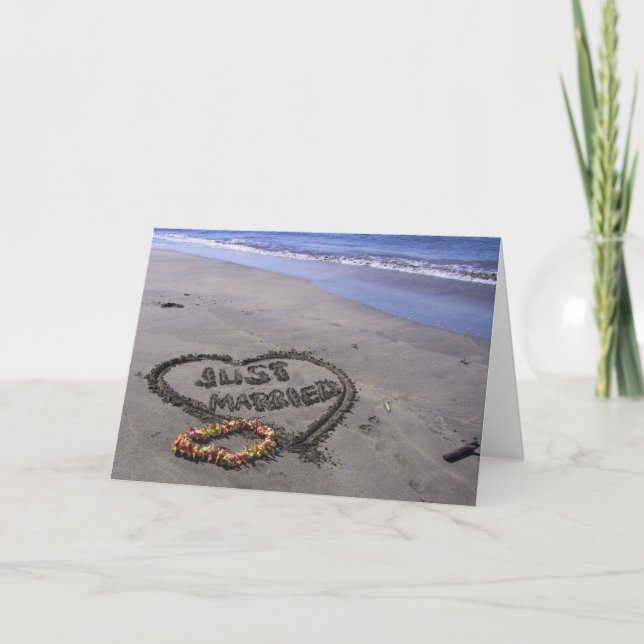 Just Married Ankündigung (Vorderseite)