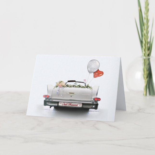 Just Married Ankündigung (Vorderseite)