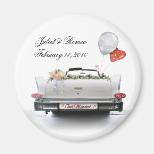 Just Married (anpassbar) Magnet