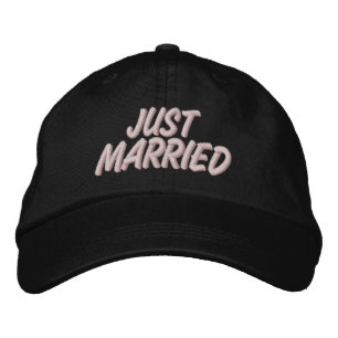 Just Married Bestickte Baseballkappe