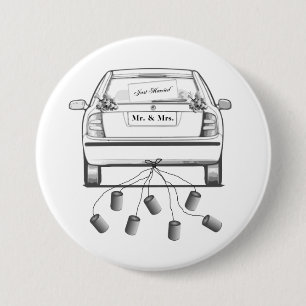 Just Married Button