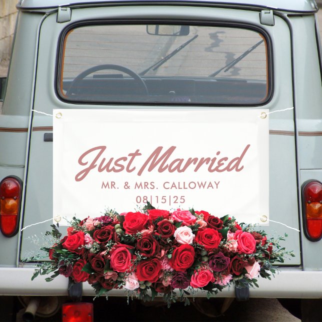 Just Married Car Banner (Von Creator hochgeladen)