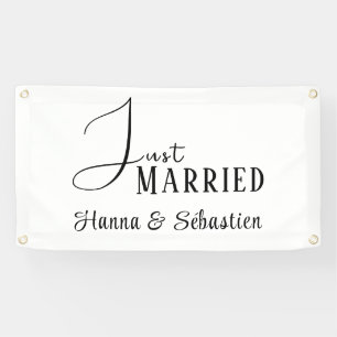 Just Married Car Banner